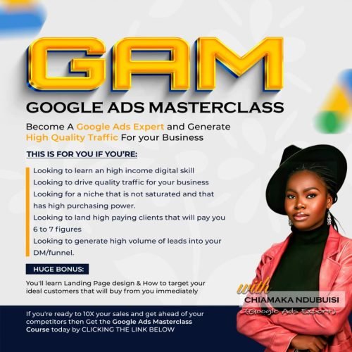 Google Ads Masterclass Course (GAM)